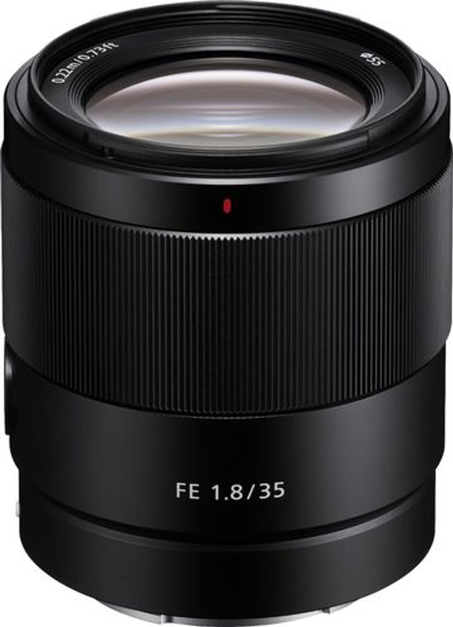 Sony - 35mm f/1.8 FE Wide-Angle Lens for Sony E-Mount - Black