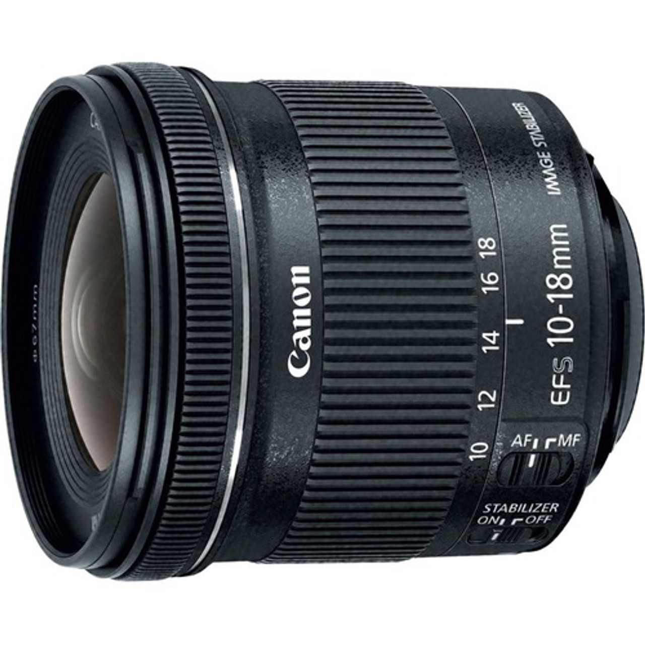 Canon - EF-S 10-18mm f/4.5-5.6 IS STM Ultra-Wide Zoom Lens - Black