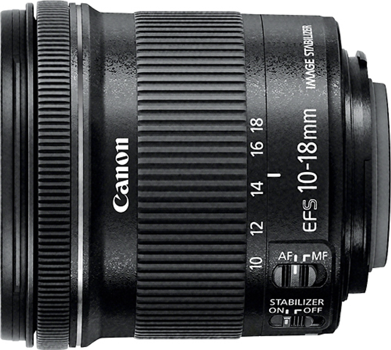 Canon - EF-S 10-18mm f/4.5-5.6 IS STM Ultra-Wide Zoom Lens - Black