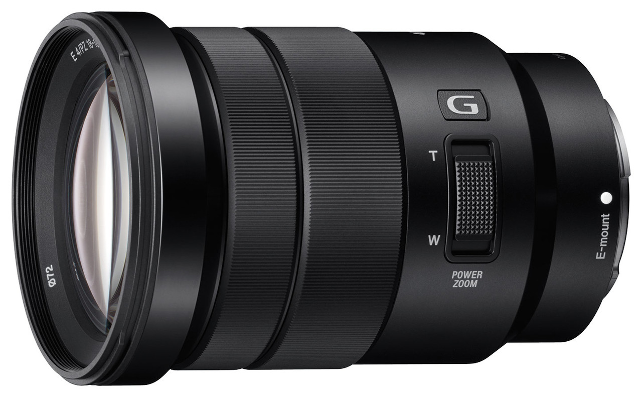 Sony - E PZ 18-105mm f/4.0 G OSS Power Zoom Lens for Select Sony E-Mount Cameras - Black