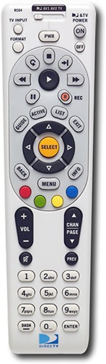 DIRECTV - Universal Remote - Silver