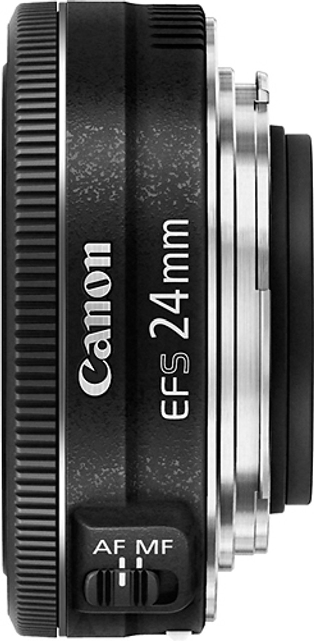 Canon - EF-S 24mm f/2.8 STM Standard Lens for Canon APS-C Cameras - Black