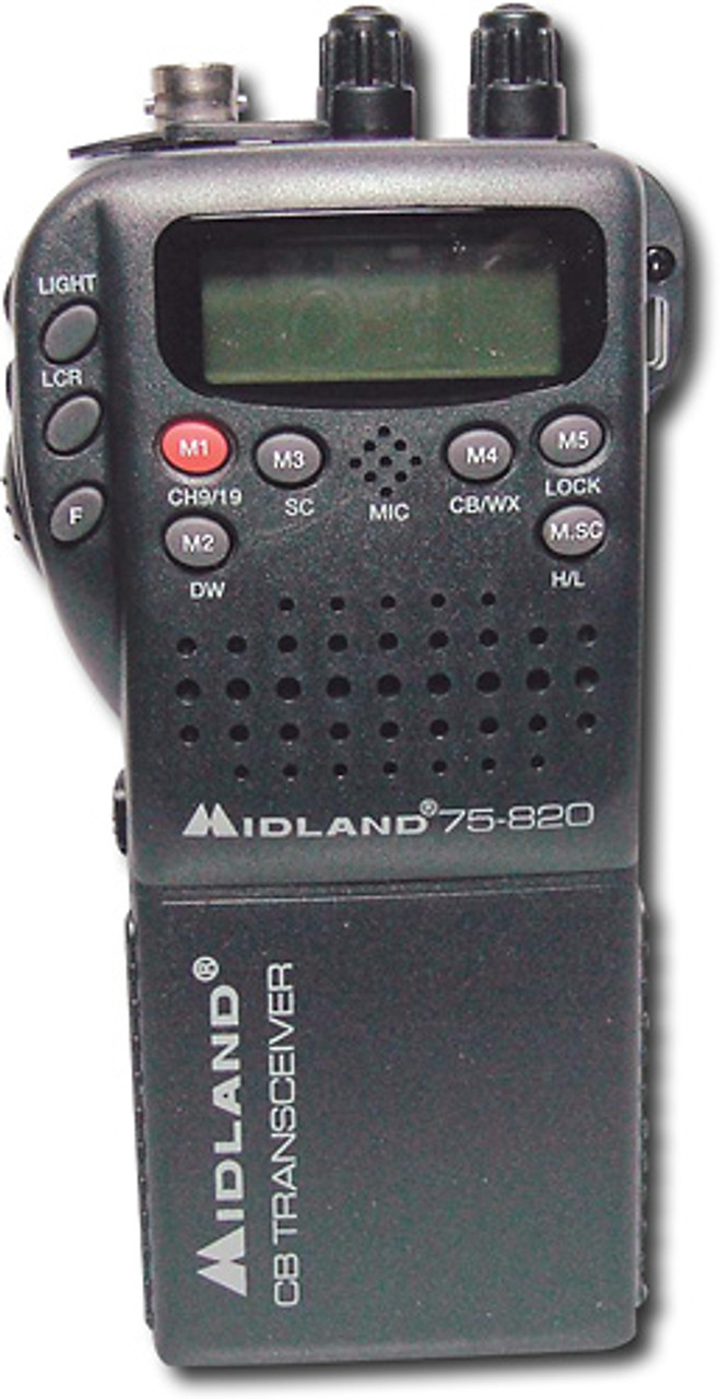Midland - 75 40-Channel CB Radio - Black