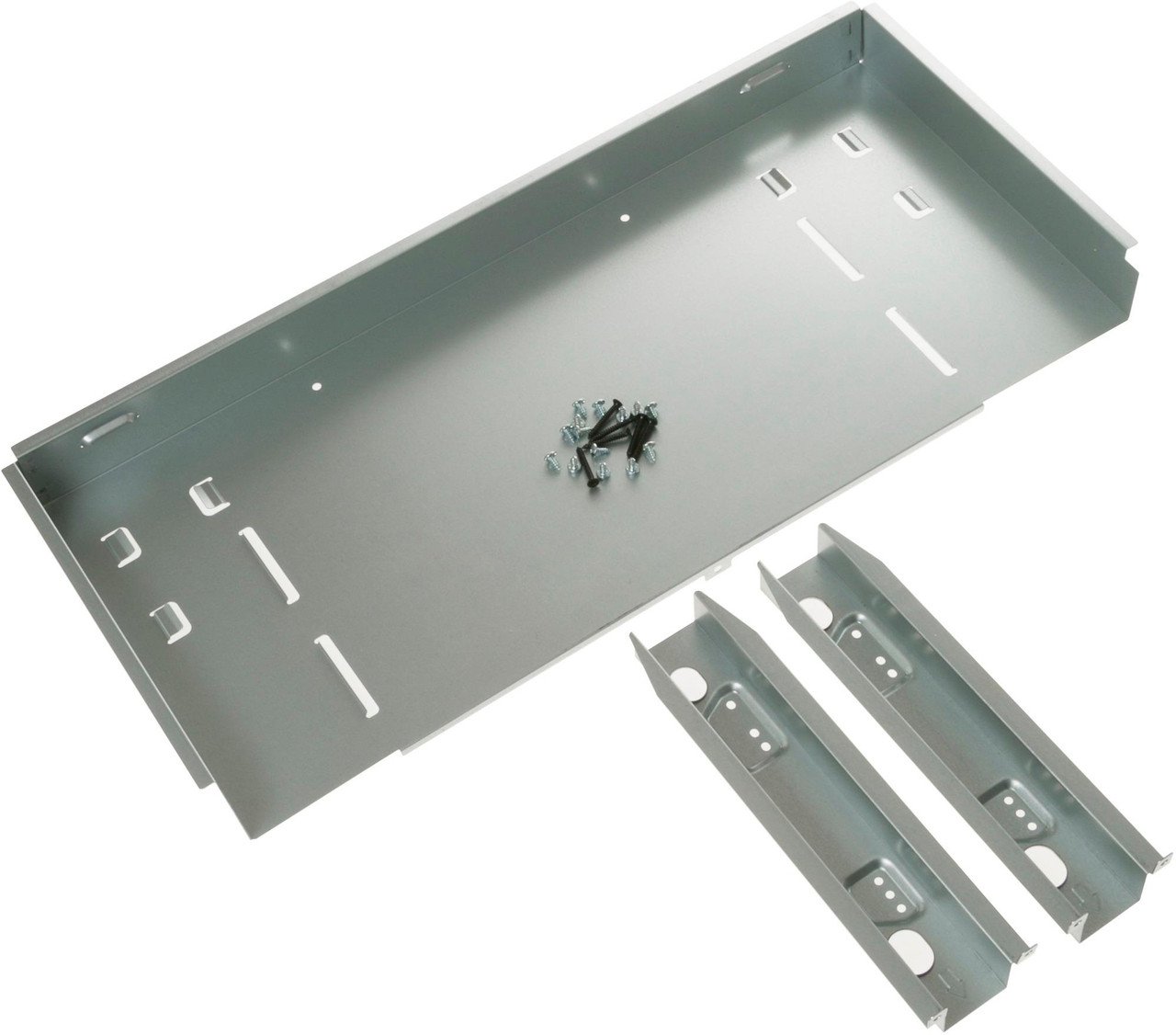 GE - 27" Built-In Trim Kit for Select GE Microwaves - Stainless steel