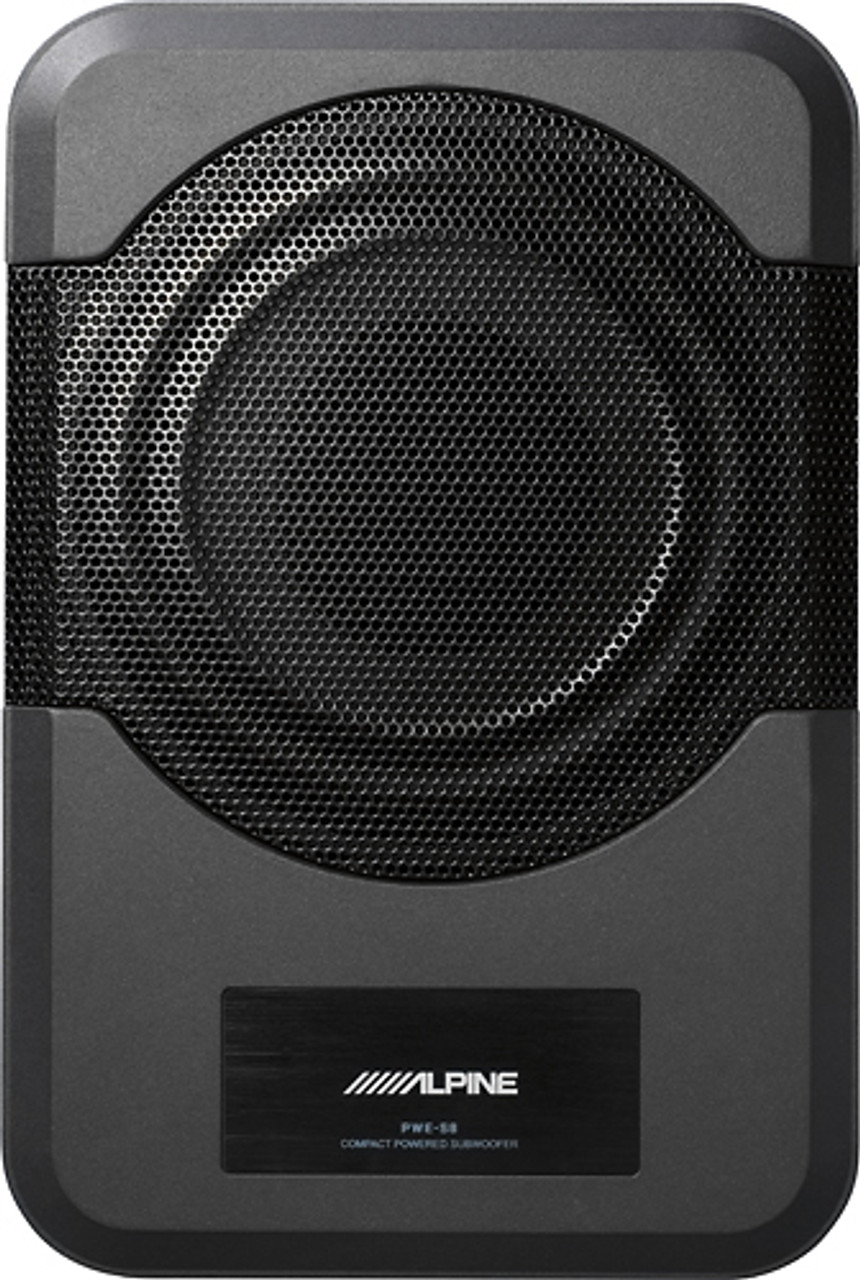 Alpine - 8" Powered Subwoofer System - Black