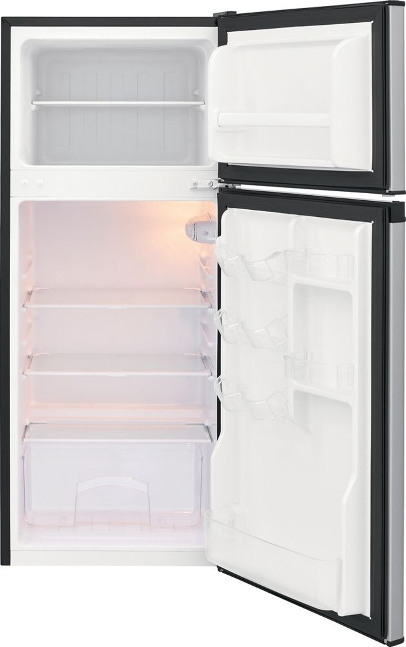 Frigidaire - 4.5 Cu. Ft. Top-Freezer Refrigerator - Silver