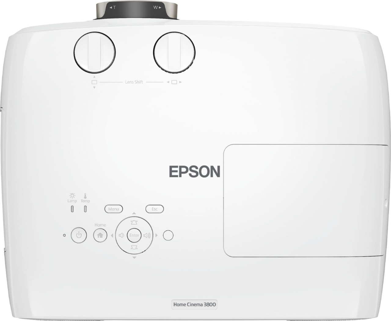 Epson - Home Cinema 3800 4K 3LCD Projector with High Dynamic Range - White