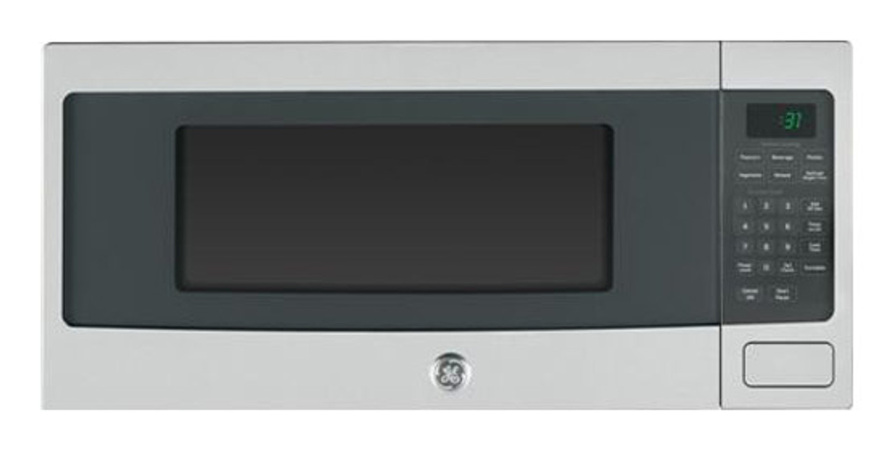 GE - Profile Series 1.1 Cu. Ft. Mid-Size Microwave - Stainless steel