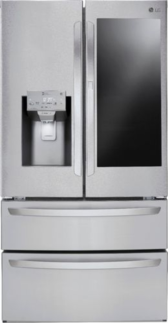 LG - InstaView Door-in-Door 27.8 Cu. Ft. 4-Door French Door Refrigerator - PrintProof Stainless Steel