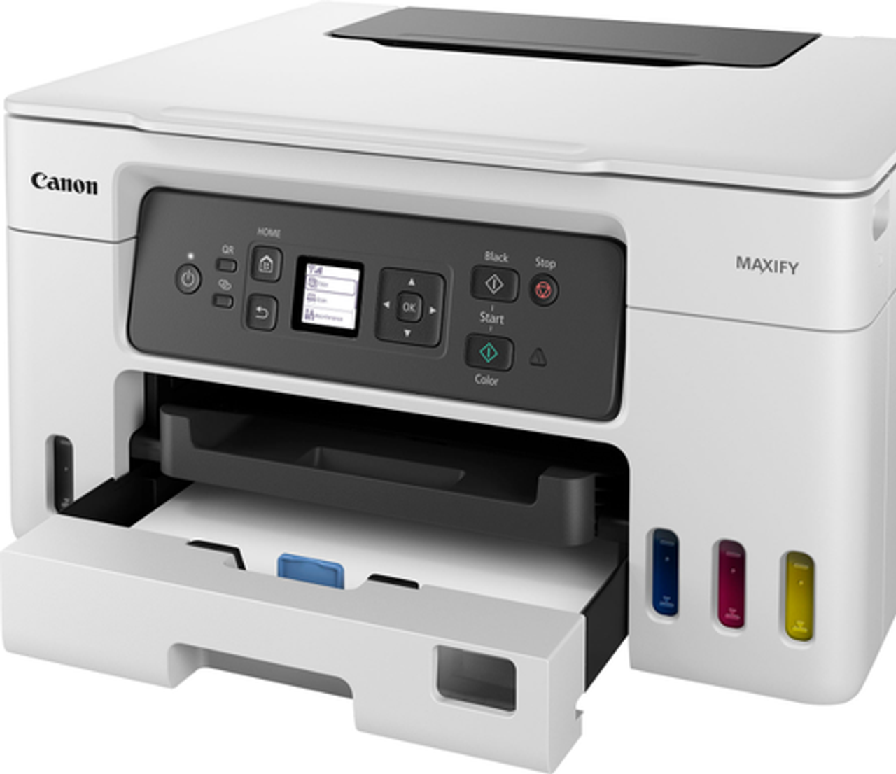 Canon - MAXIFY MegaTank GX3020 Wireless All-In-One Inkjet Printer - White