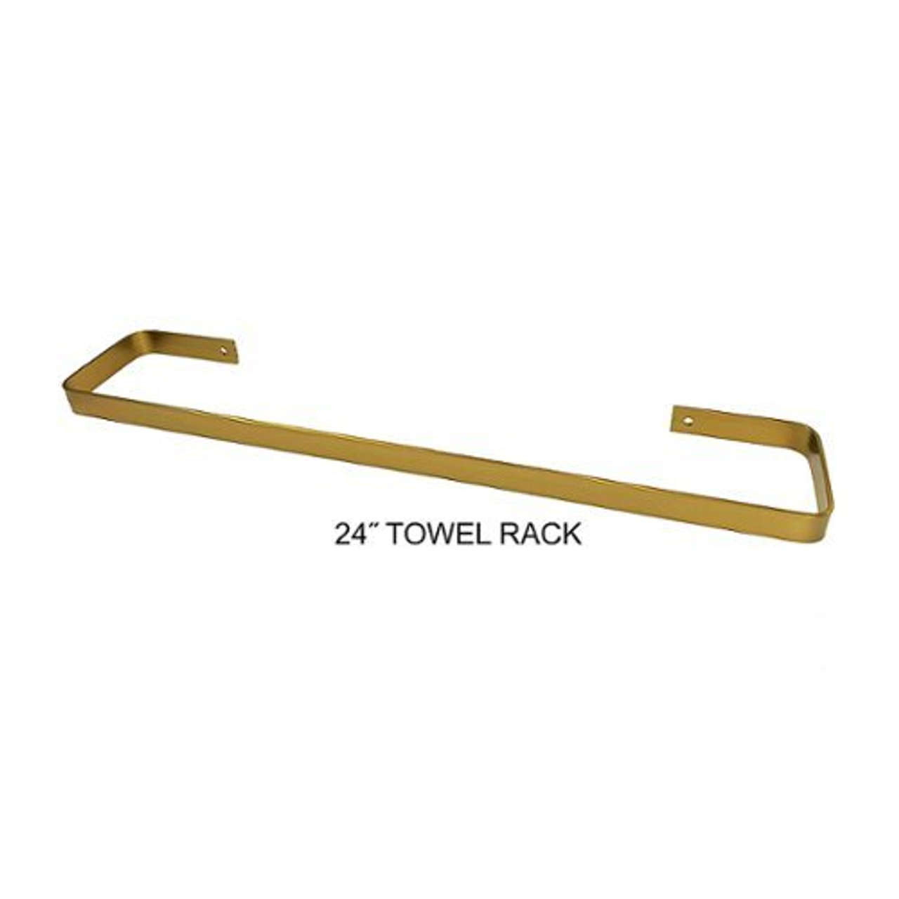 Heat Storm - 24" Fixture Mounted Towel Rack - Gold - Gold