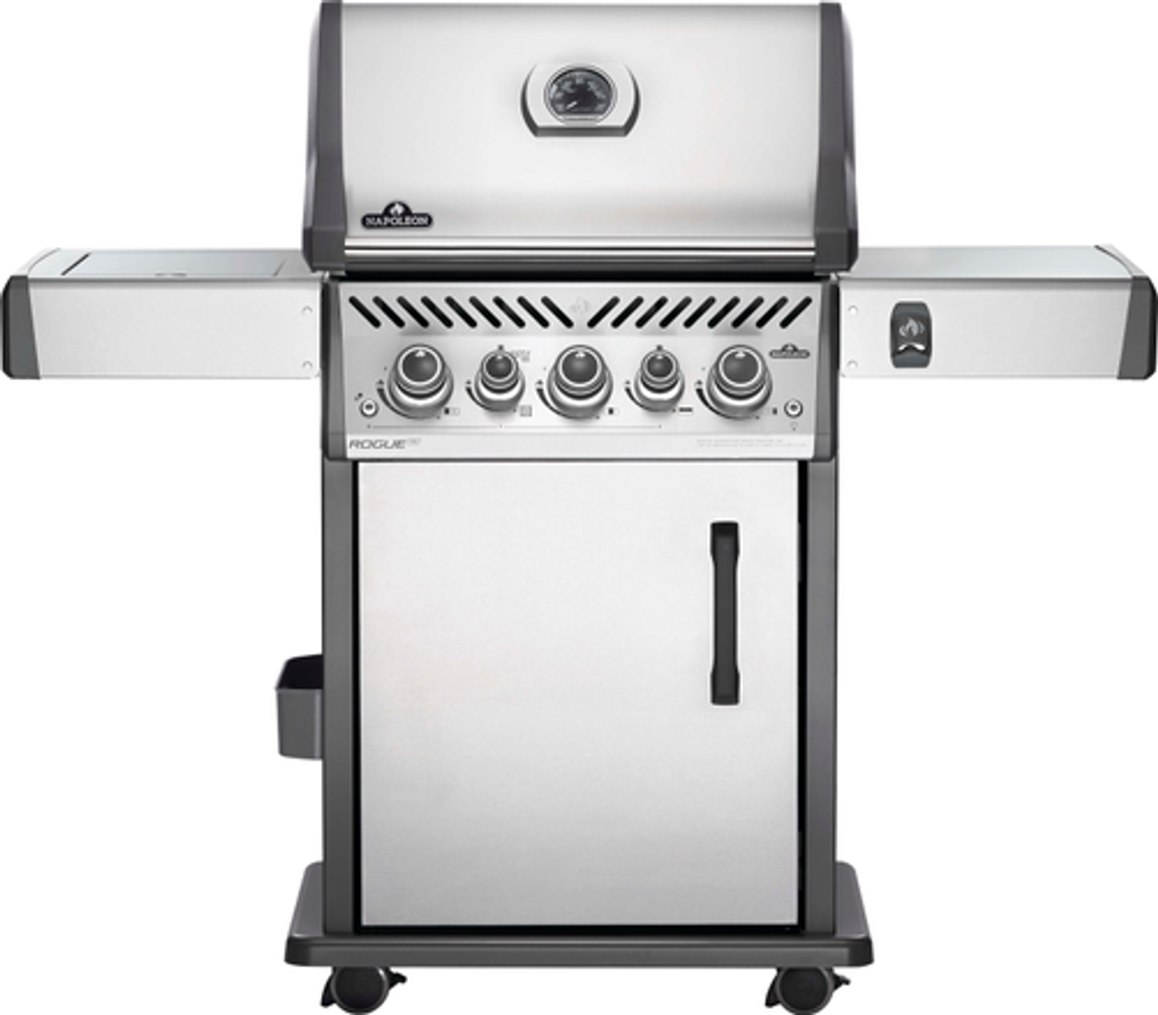 Napoleon - Rogue SE 425 Propane Gas Grill with Infrared Rear and Side Burners, Stainless Steel - Stainless Steel