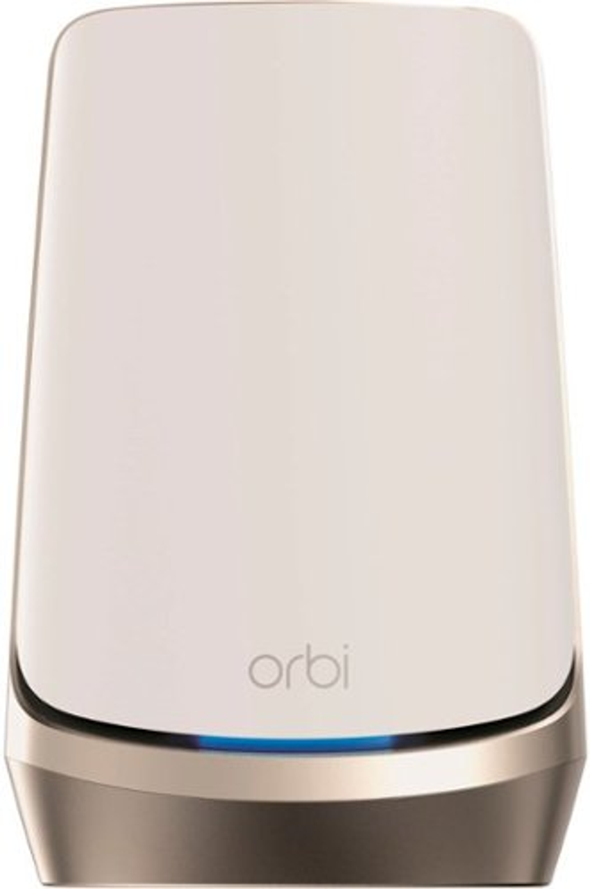 NETGEAR - Orbi 960 Series AX11000 Quad-Band Mesh Wi-Fi 6E Satellite - White