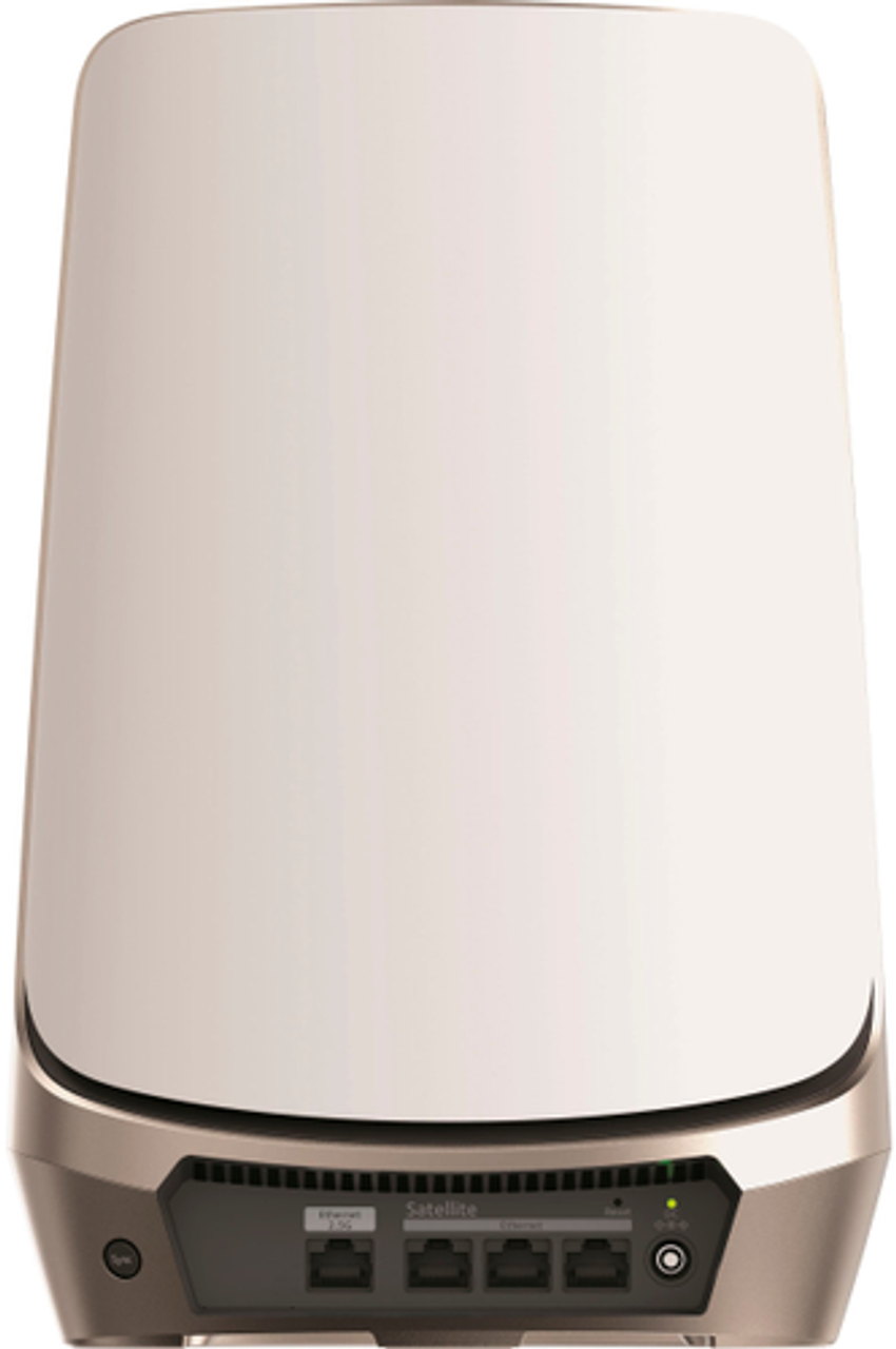 NETGEAR - Orbi 960 Series AX11000 Quad-Band Mesh Wi-Fi 6E Satellite - White