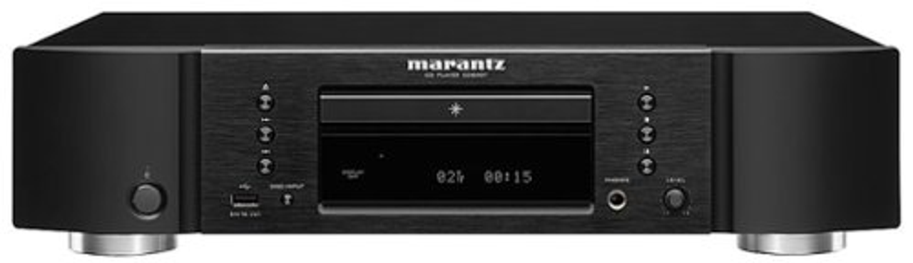 Marantz CD6007 Single Disc CD Player - CD & CD R/RW, Reference Quality D/A Conversion, Headphone Amplifier with HDAM-SA2 - Black