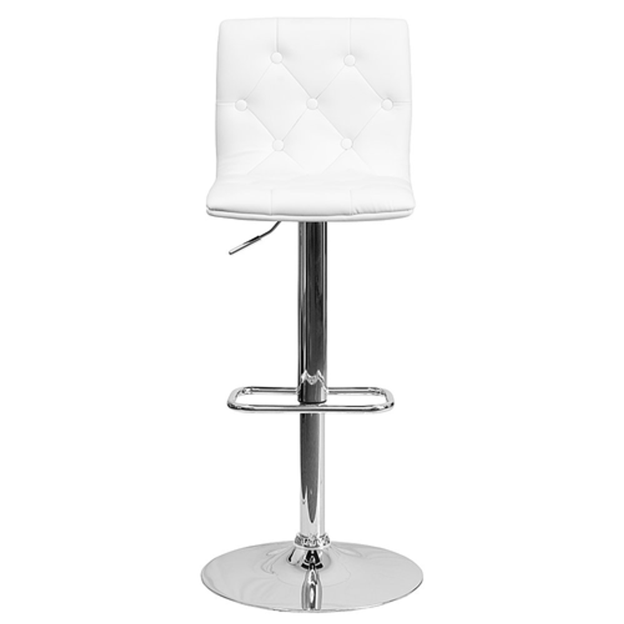 Flash Furniture - Sammie Contemporary Vinyl Barstool (set of 2) - White