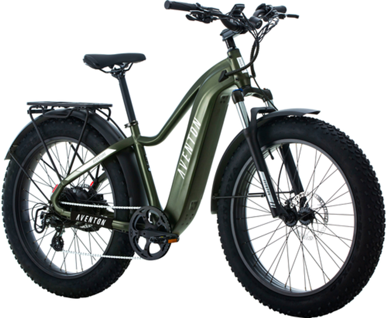 Aventon - Aventure.2 Step-Over Ebike w/ up to 60 mile Max Operating Range and 28 MPH Max Speed - Camouflage
