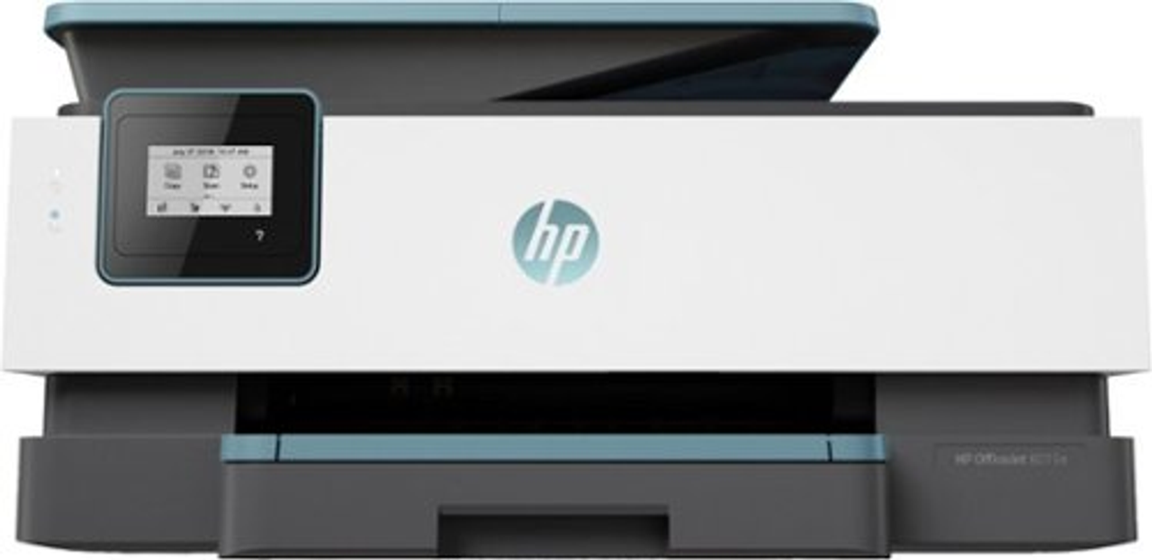 HP - OfficeJet Pro 8015e Wireless All-In-One Inkjet Printer with 6 months of Instant Ink Included with HP+ - White
