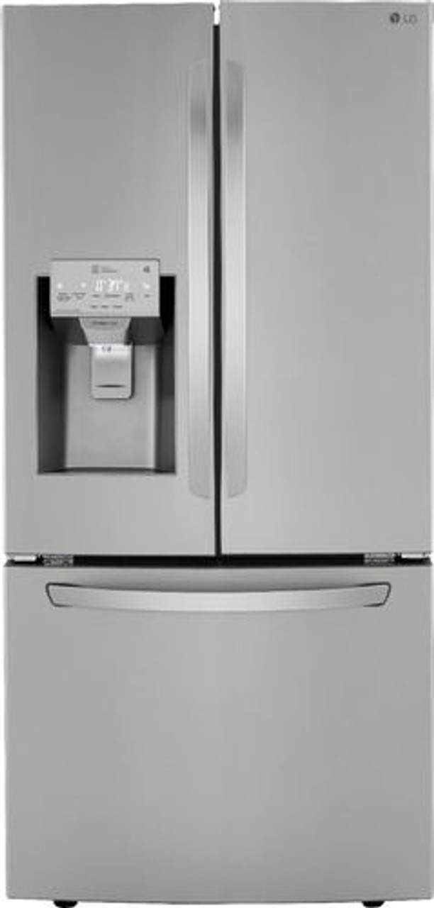 LG - 24.5 Cu. Ft. French Door Refrigerator with Wi-Fi - PrintProof Stainless Steel