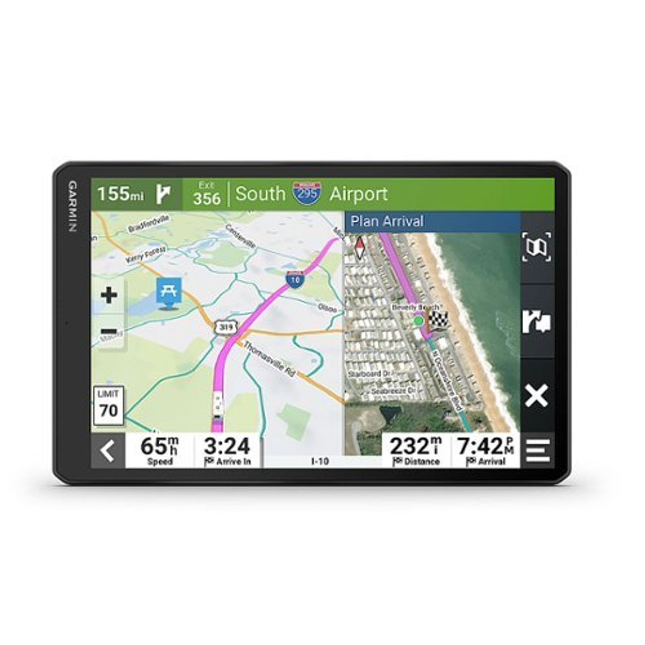 Garmin - RV 1095 8" RV GPS Navigator - Black