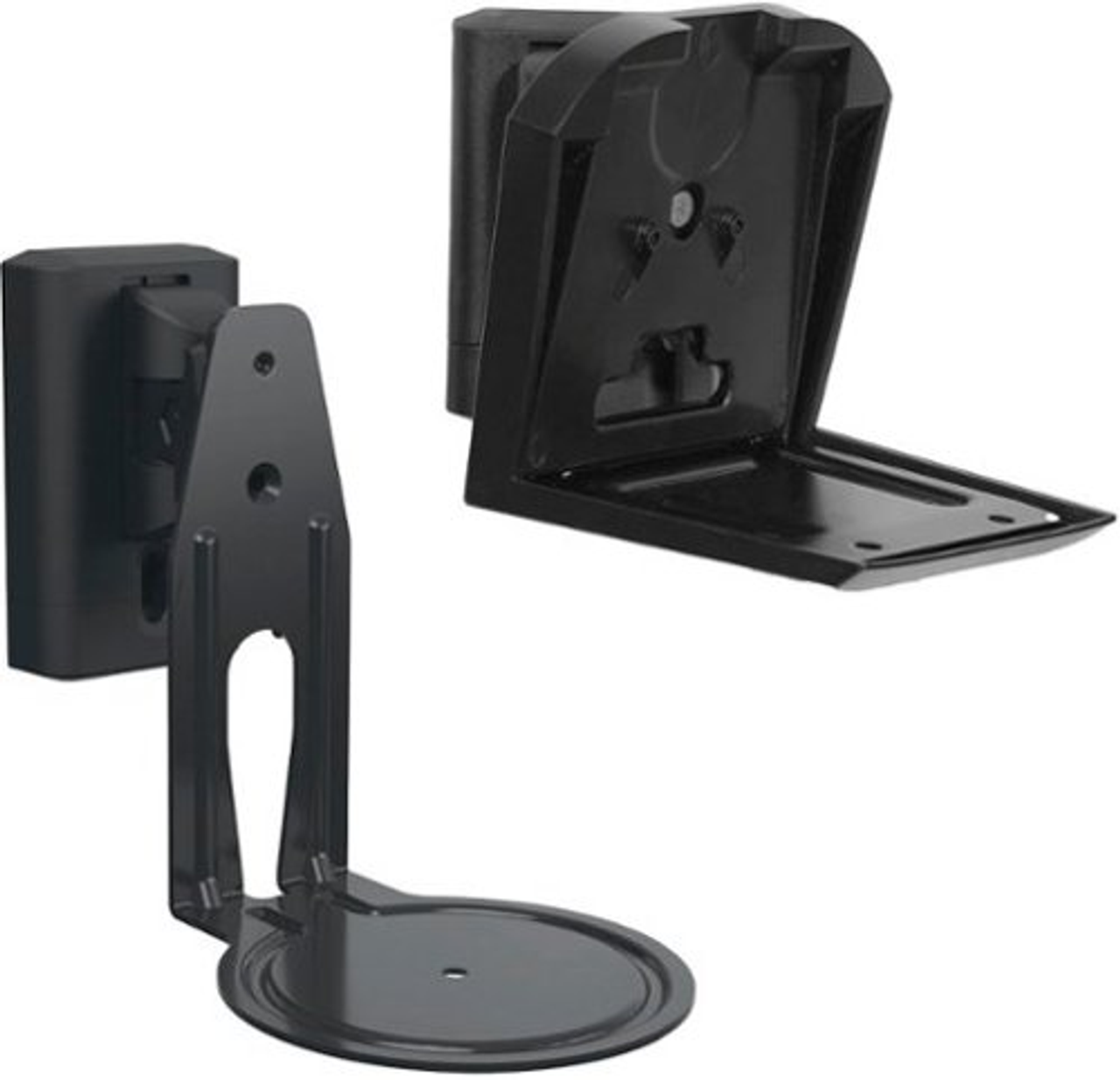 SANUS Elite - Adjustable Speaker Wall Mount for Sonos Era 100 and Era 300 Speakers - Pair - Black