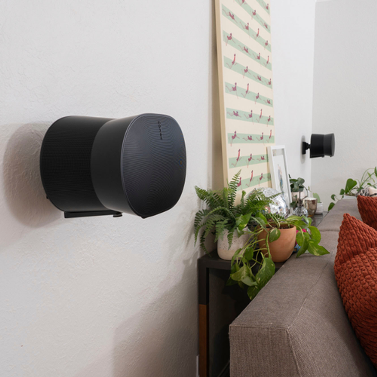 SANUS Elite - Adjustable Speaker Wall Mount for Sonos Era 100 and Era 300 Speakers - Pair - Black