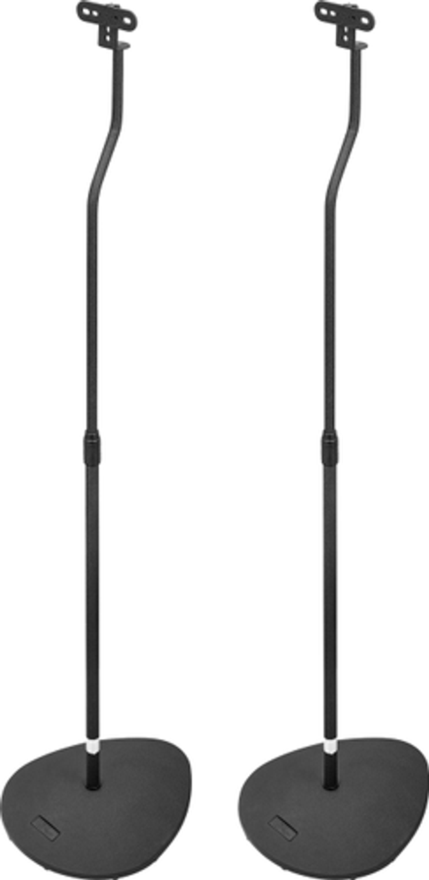 Insignia™ - 28 – 42" Adjustable Height Speaker Stands for Satellite Speakers - Black