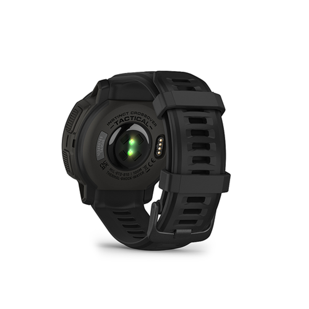 Garmin - Instinct Crossover Solar, Tactical Edition 45mm Smartwatch Fiber-reinforced Polymer - Black