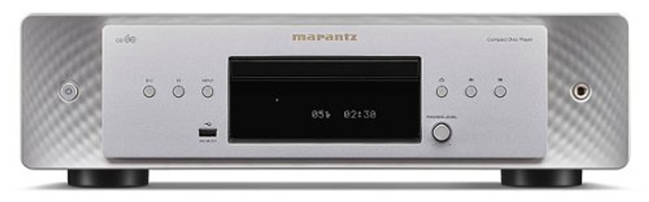 Marantz - SACD 30N Network SACD/CD Player, Built-in HEOS, Bluetooth & AirPlay2, Pair with Model30 Stereo Amp - Silver Gold