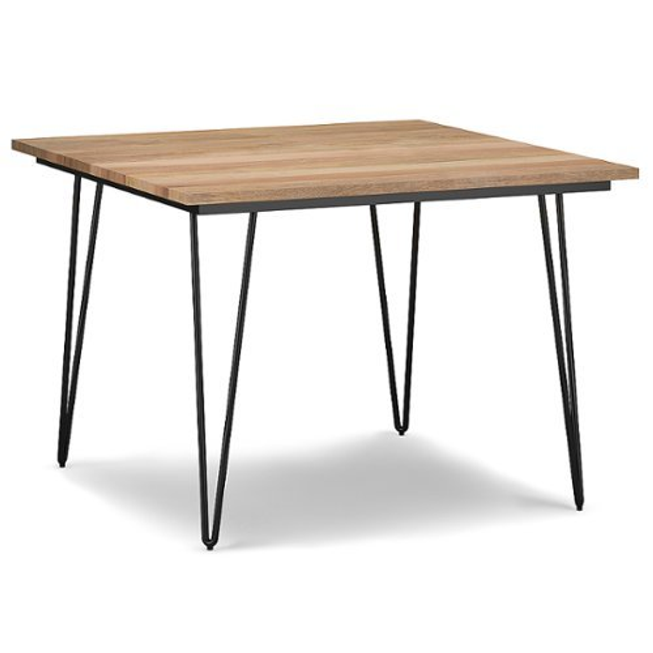 Simpli Home - Hunter 42 inch Square Dining Table - Natural