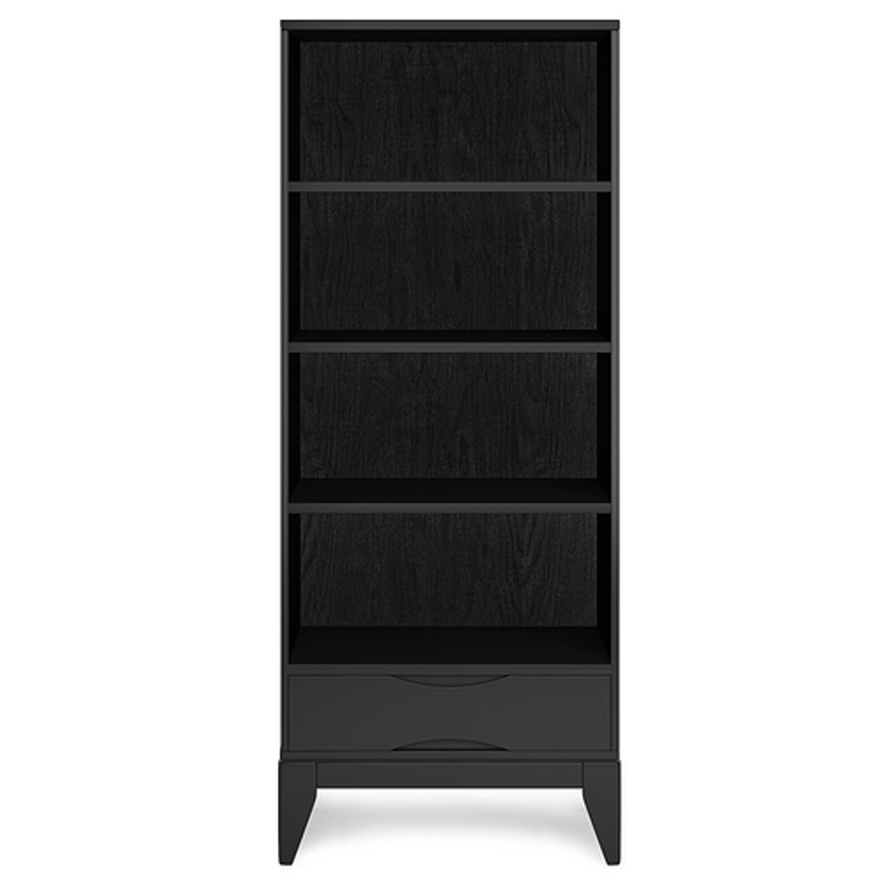 Simpli Home - Harper Bookcase with Storage - Black