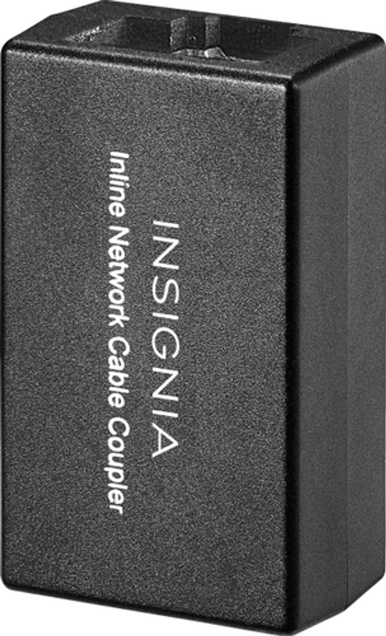 Insignia™ - Cat-6 RJ-45 In-Line Coupler - Black