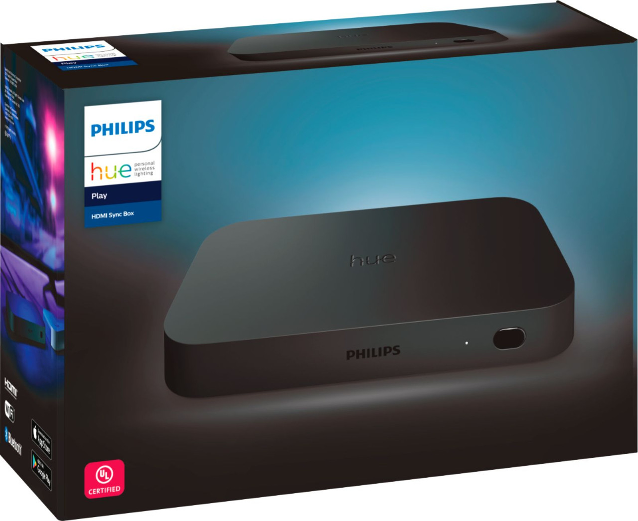 Philips - Hue Play HDMI Sync Box - Black