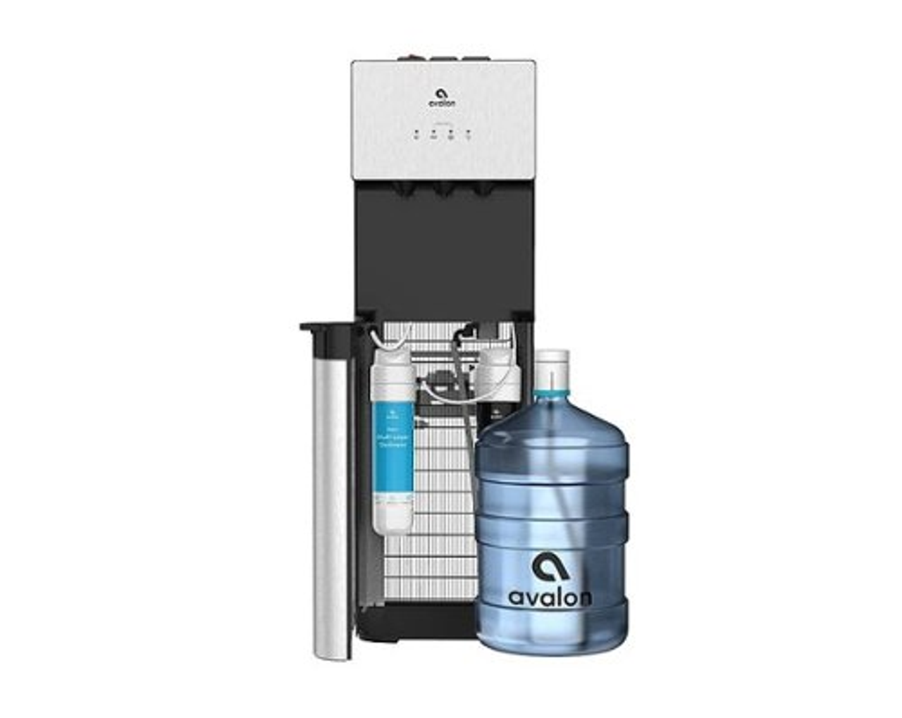 Avalon Bottom Loading Water Dispenser with Filtration - Gray