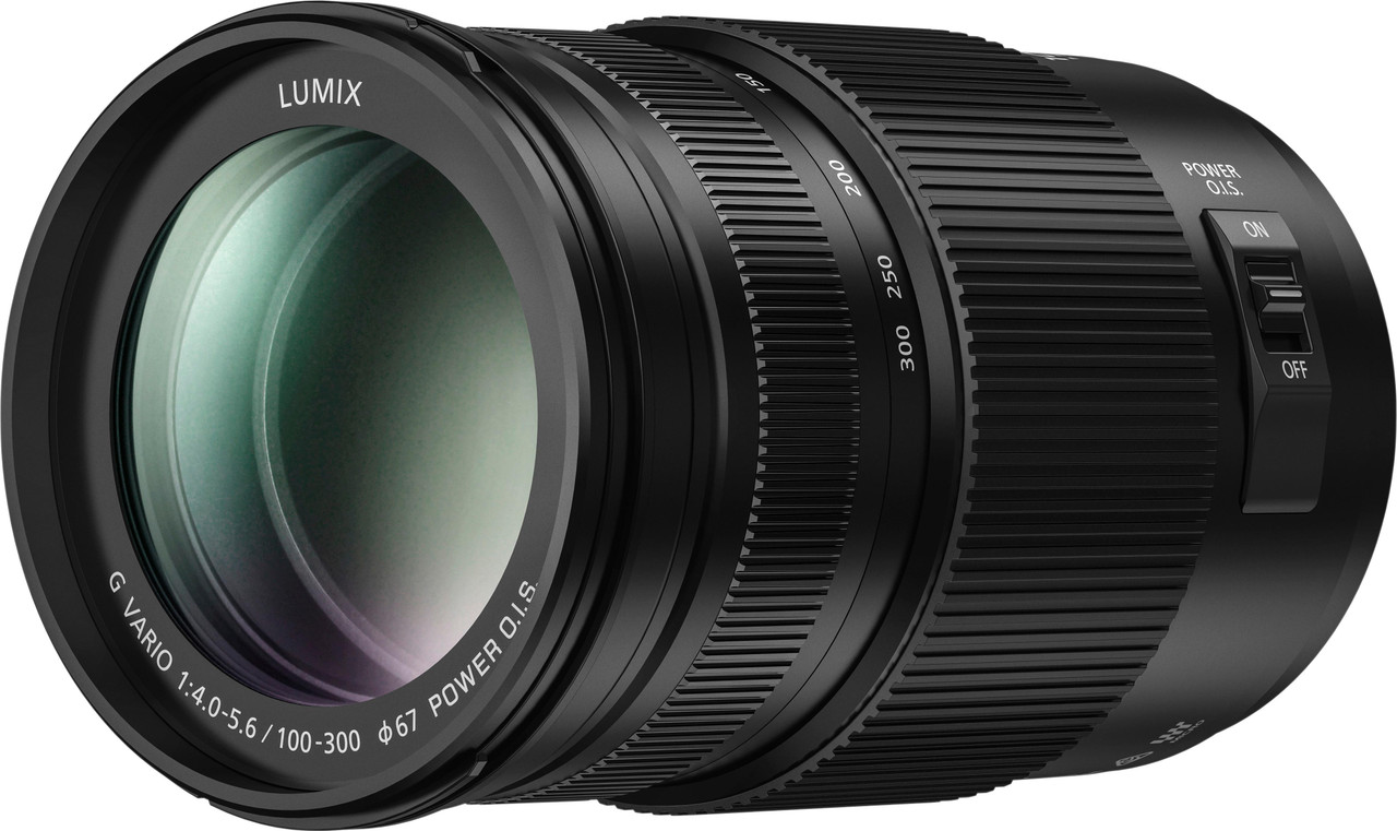 Panasonic - Lumix G VARIO 100-300mm f/4.0-5.6 POWER O.I.S.Telephoto Zoom Lens
