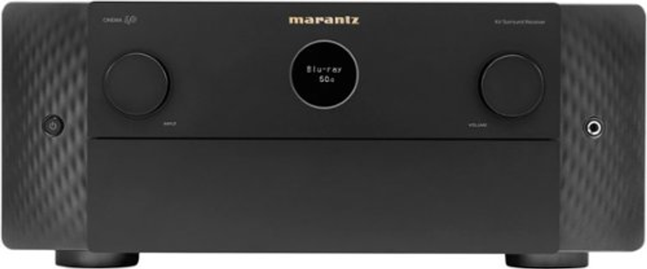 Marantz - Cinema 40 8K Ultra HD 9.4 Channel 125W AVR with Dolby Atmos HEOS and Bluetooth Wireless Streaming 8K HDMI Support - Black