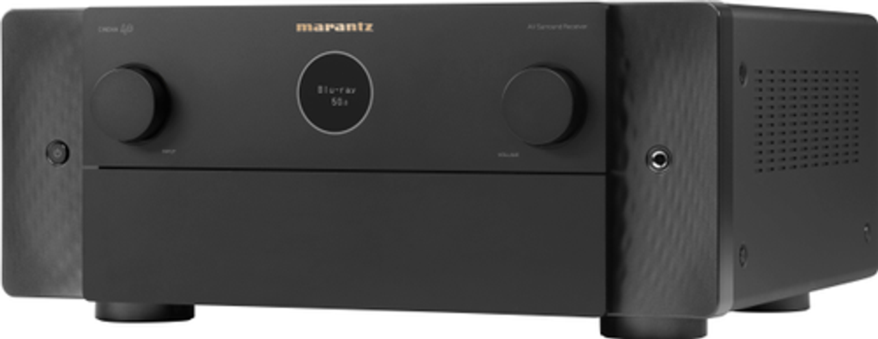 Marantz - Cinema 40 8K Ultra HD 9.4 Channel 125W AVR with Dolby Atmos HEOS and Bluetooth Wireless Streaming 8K HDMI Support - Black