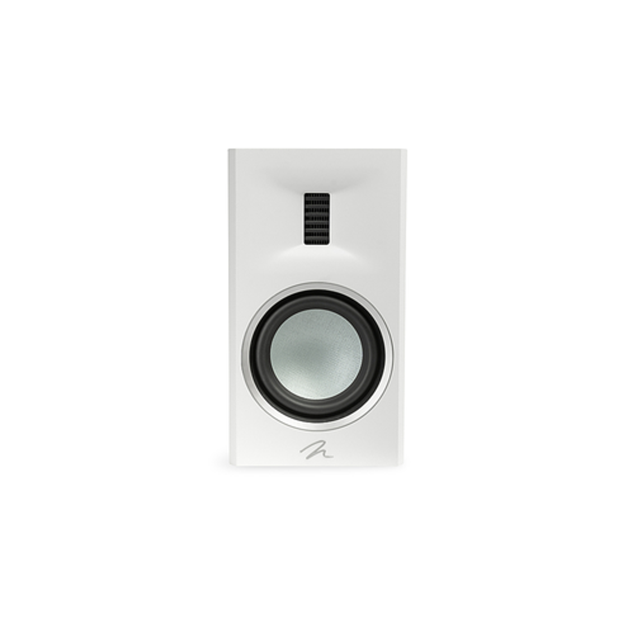 MartinLogan - Motion XT Series 2-Way Bookshelf Speaker, Gen2 Folded Motion XT Tweeter, 6.5” Midbass Driver, Stand Compatible (Each) - Satin White