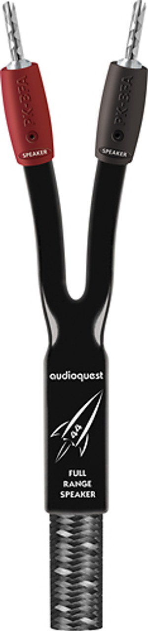AudioQuest - Rocket 44 12' Speaker Cable (Pair) - Silver/Black/Gray