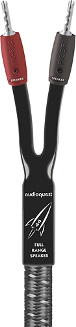 AudioQuest - Rocket 44 10' Speaker Cable (Pair) - Silver/Black/Gray