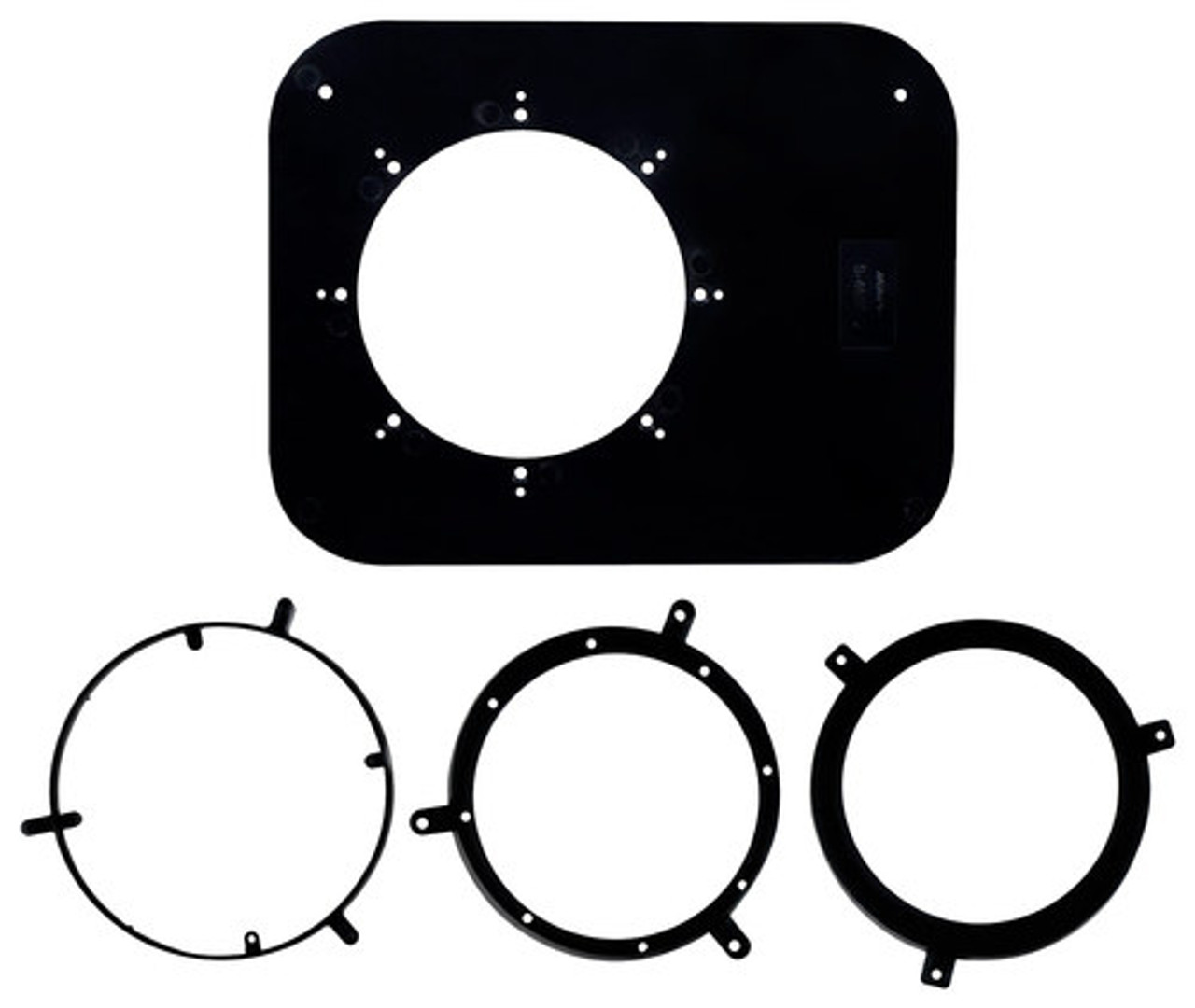 Metra - 6-1/2" Aftermarket Speaker Installation Kit - Black