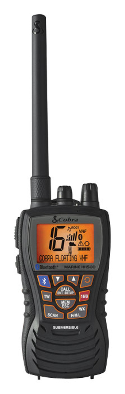 Cobra - VHF Handheld Radio - Black