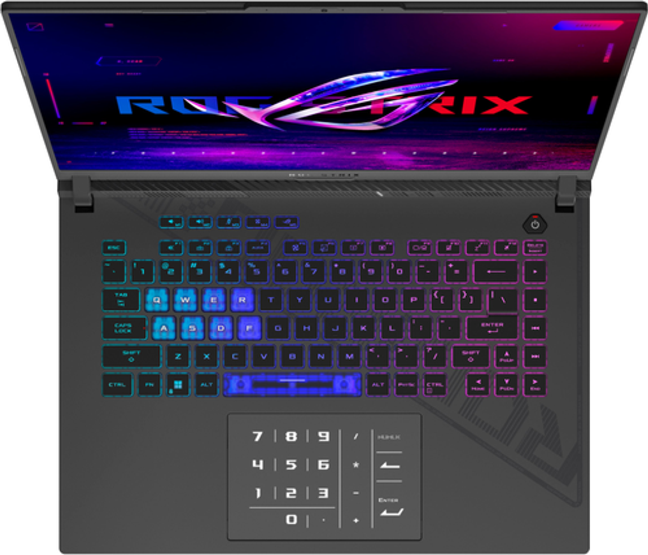 ASUS - ROG 16" FHD 165Hz Gaming Laptop - Intel Core i7 - 16GB DDR5 Memory - NVIDIA GeForce RTX 4060 - 512GB PCIe 4.0 SSD - Eclipse Gray