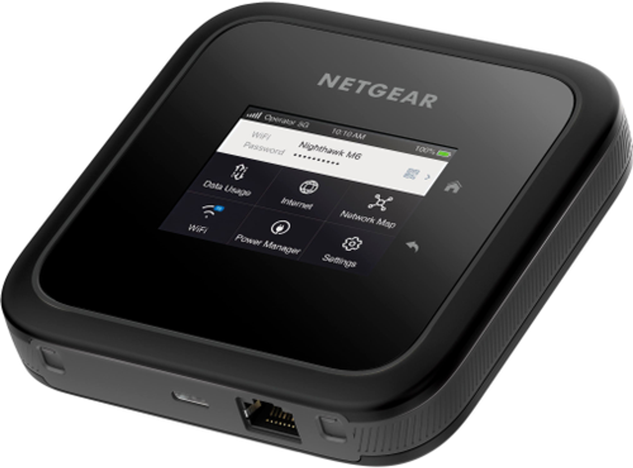 NETGEAR - Nighthawk M6 5G WiFi 6 Mobile Hotspot - Black (Unlocked)