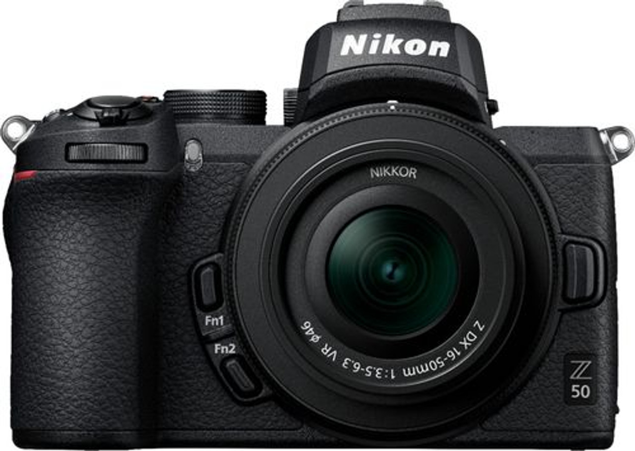 Nikon - Z50 Mirrorless Camera with NIKKOR Z DX 16-50mm f/3.5-6.3 VR Lens - Black