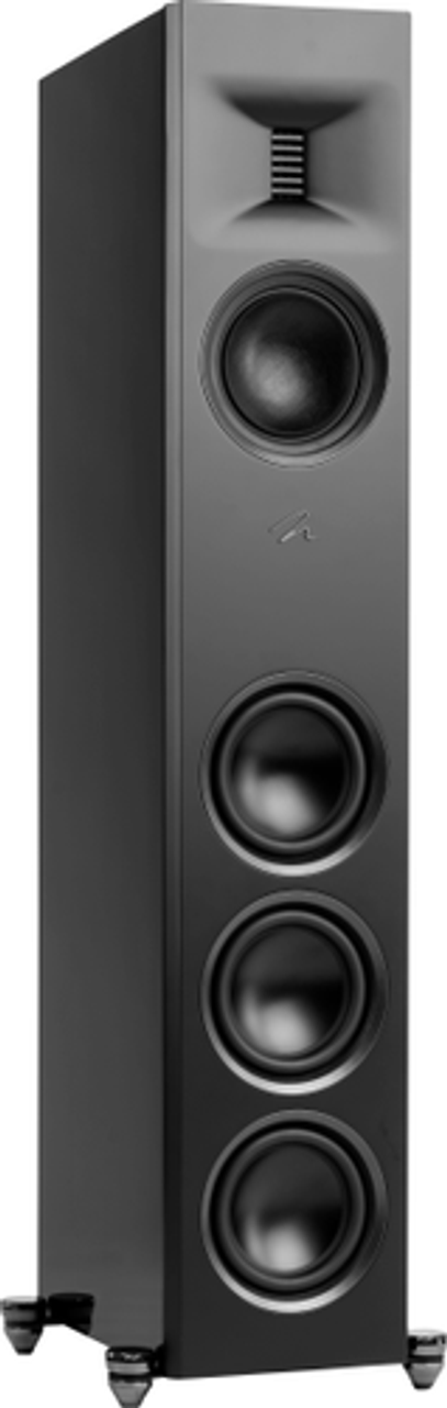 MartinLogan - Motion XT Series 3-Way Tower Speaker, Gen2 Folded Motion XT Tweeter, 6.5” Midrange, Triple 6.5” Bass Drivers (Each) - Gloss Black