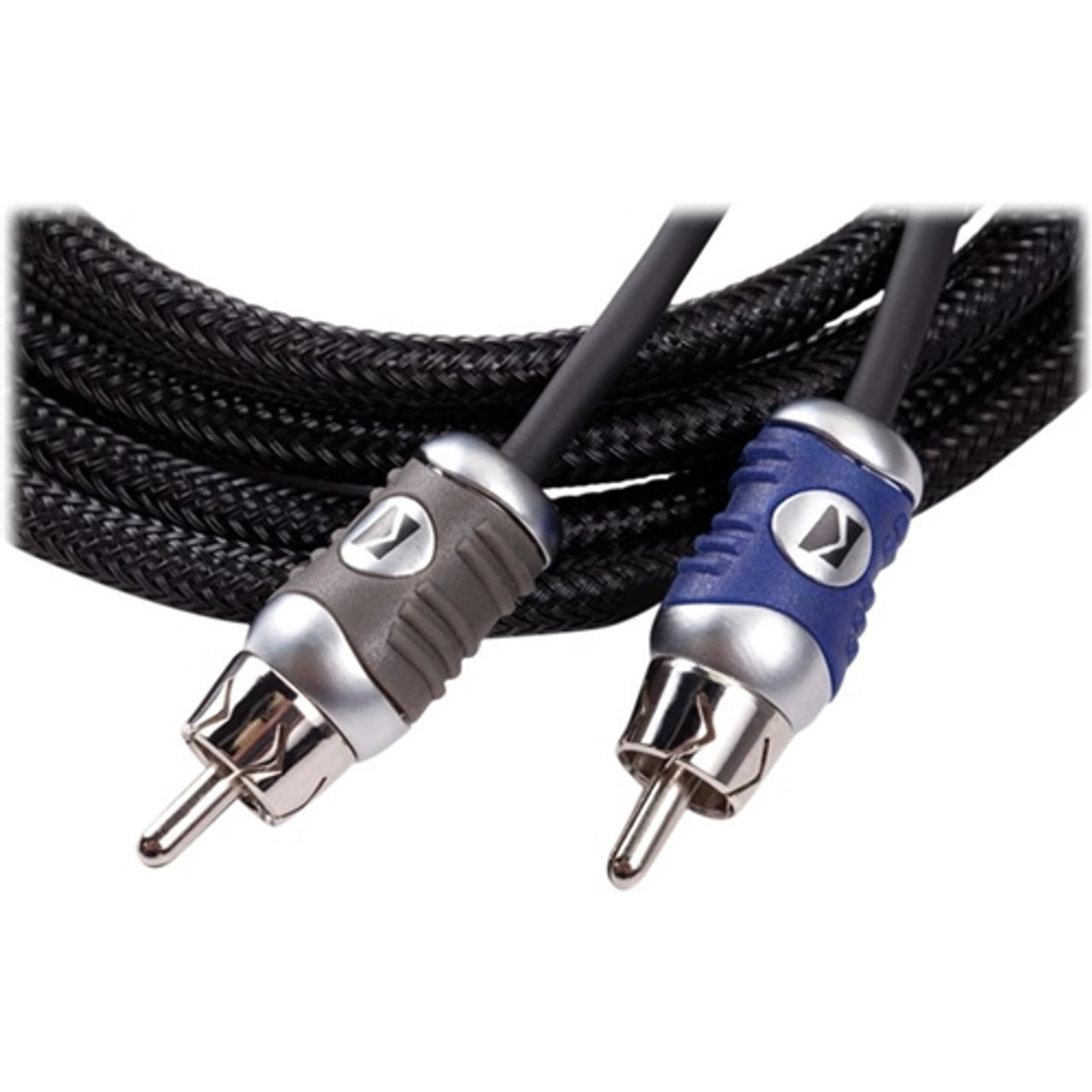 KICKER - Q-Series Interconnects 13' Audio RCA Cable - Black