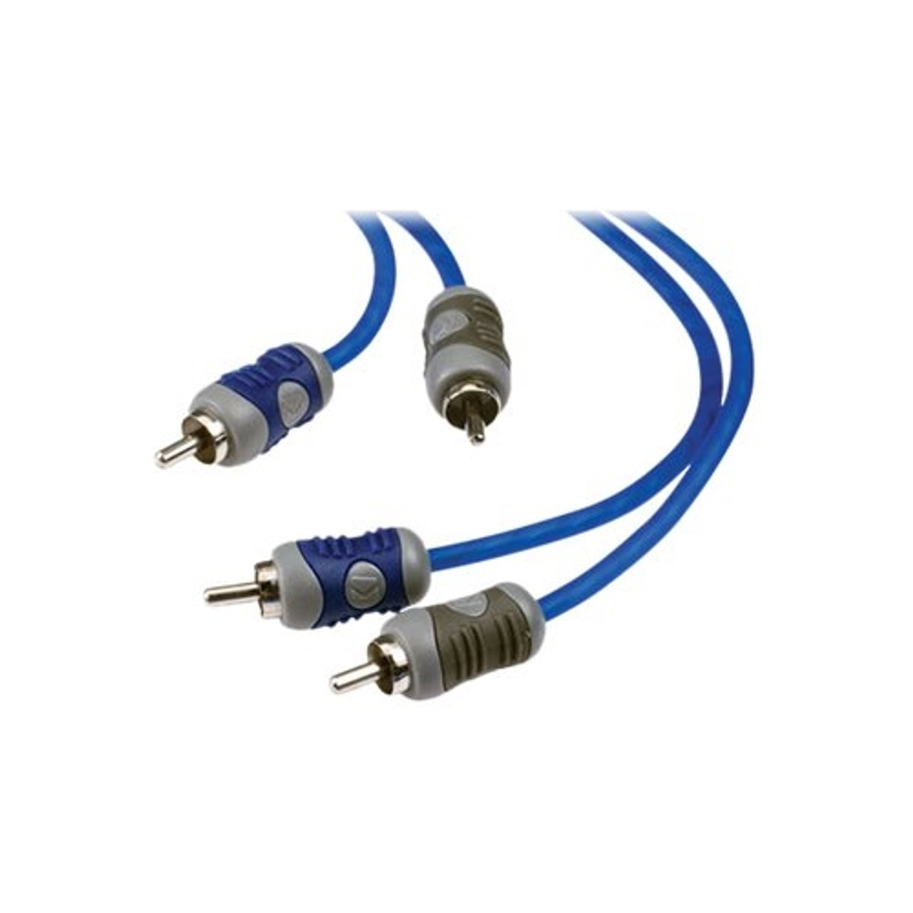 KICKER - K-Series Interconnects 13' Audio RCA Cable - Blue