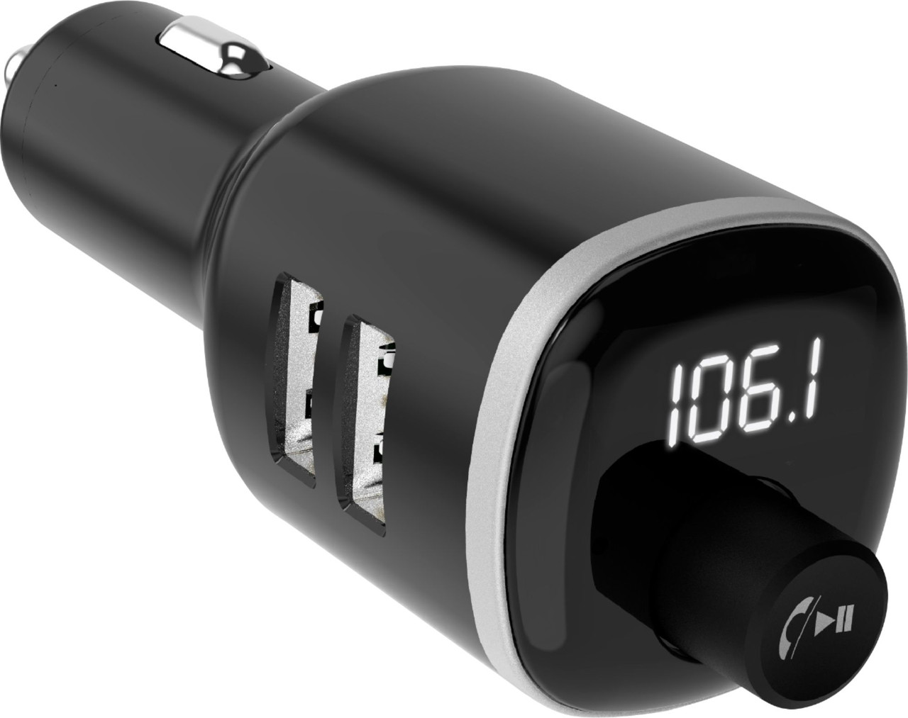 Scosche - BTFreq FM Transmitter for Most Bluetooth-Enabled Devices - Black