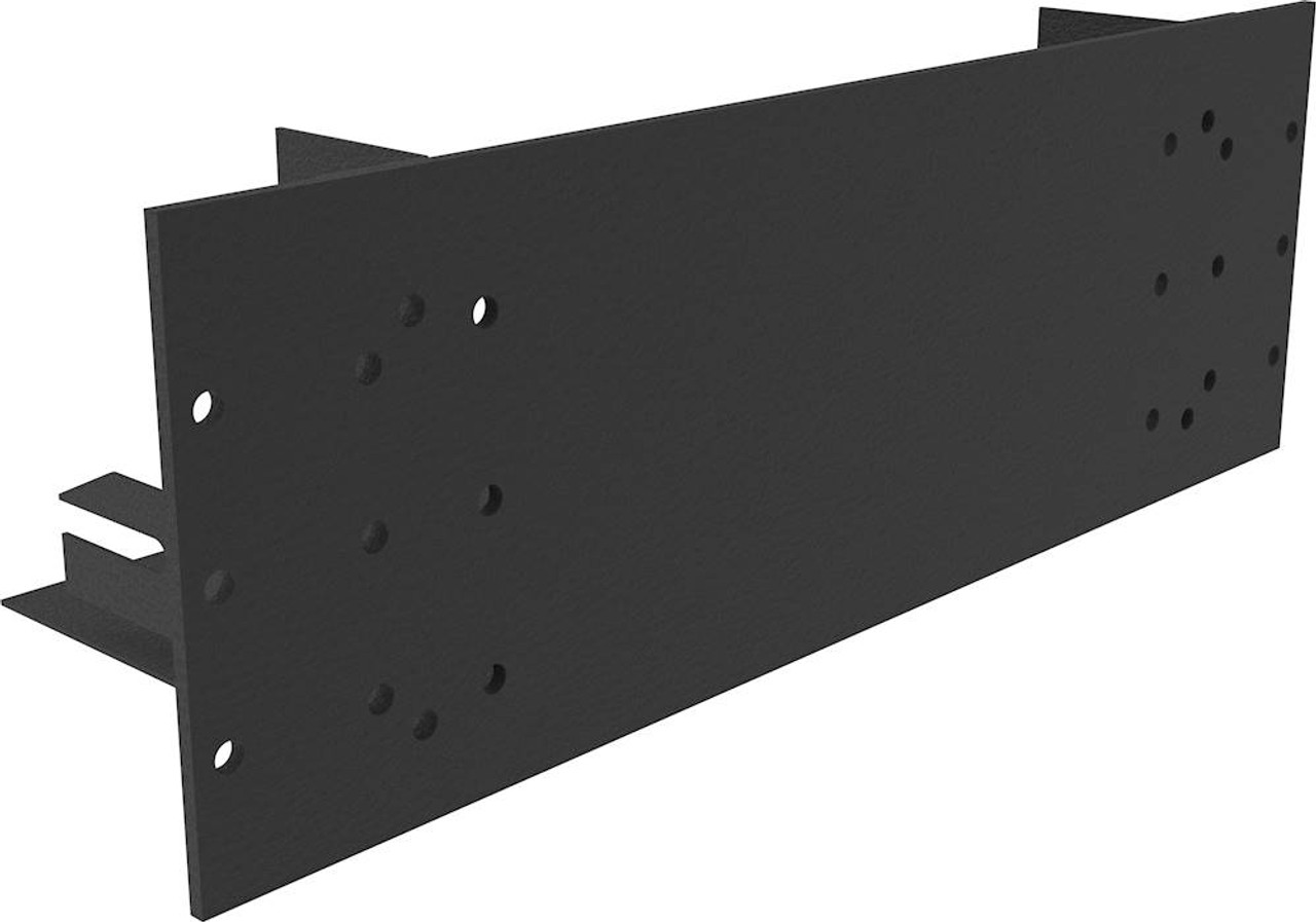 Metra - Amplifier Mounting Bracket for Harley-Davidson 1998-2013 Motorcycles (Pair) - Black